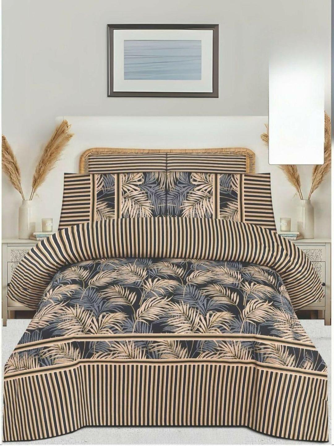 6 Pcs Cotton Salonica Printed Razai Set