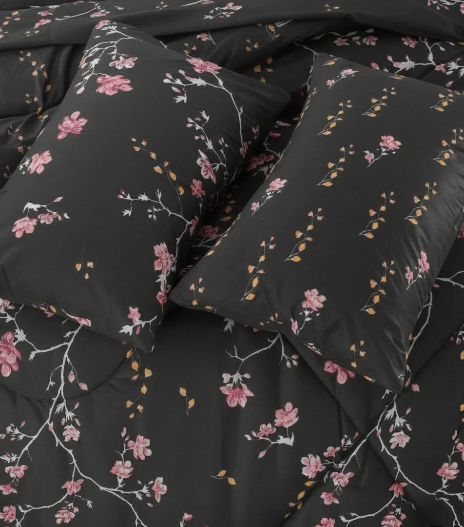 Luxurious 6 Pcs Cotton Salonica Printed Double Bed Razai Set