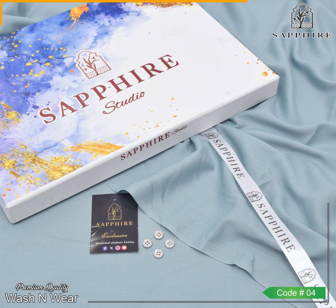 Men’s Unstitched Wash And Wear Plain Suit