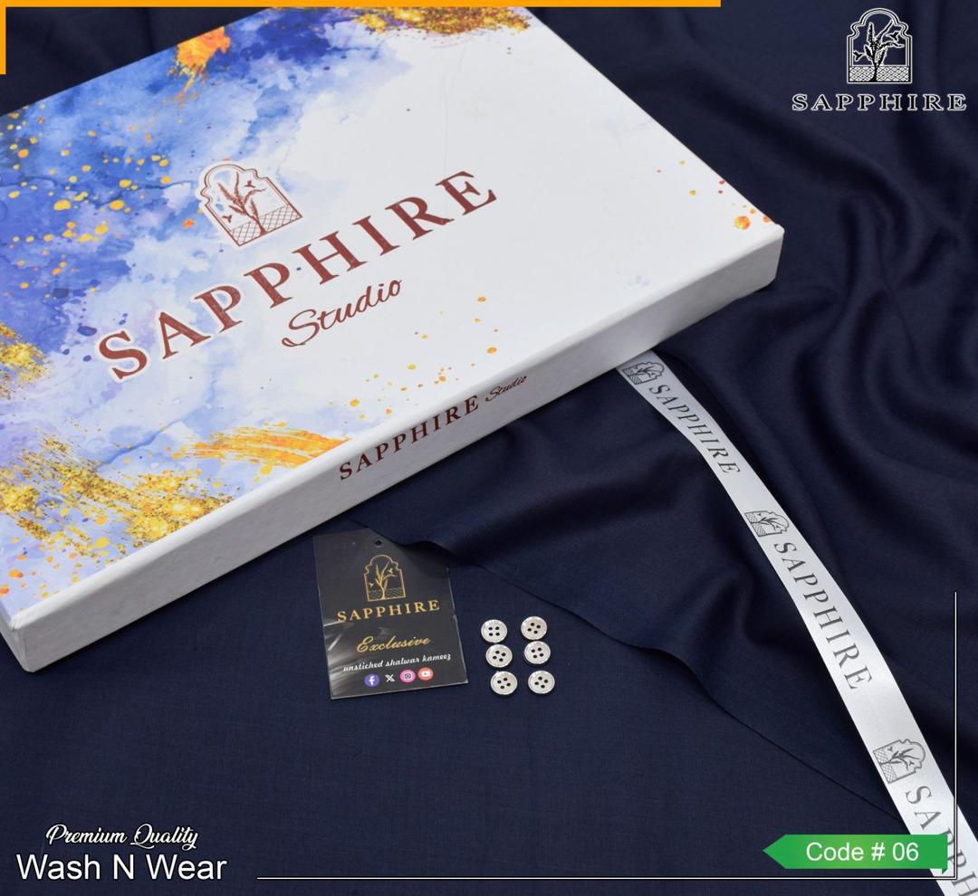 Men’s Unstitched Wash And Wear Plain Suit