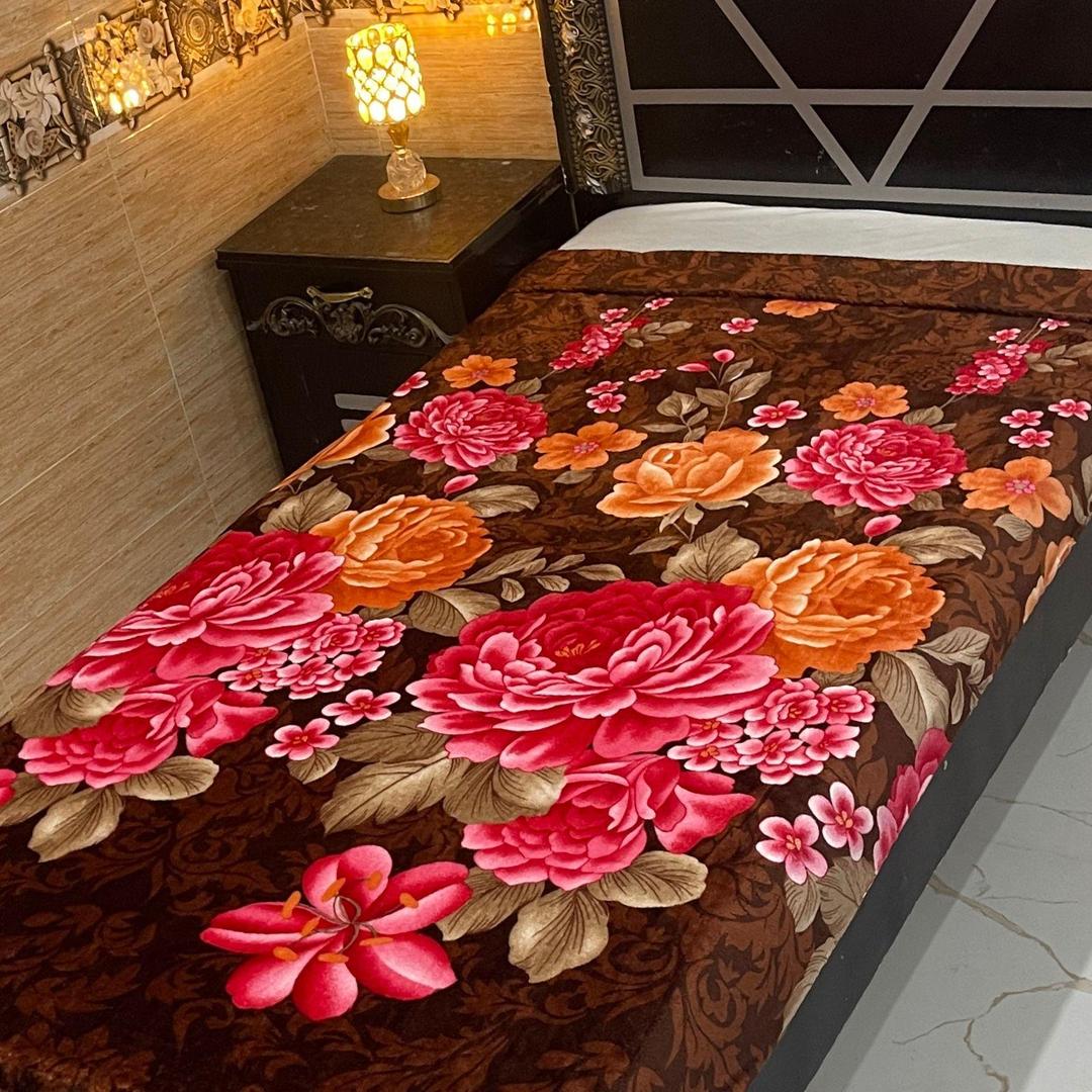 Fleece Printed Single Bed Blanket