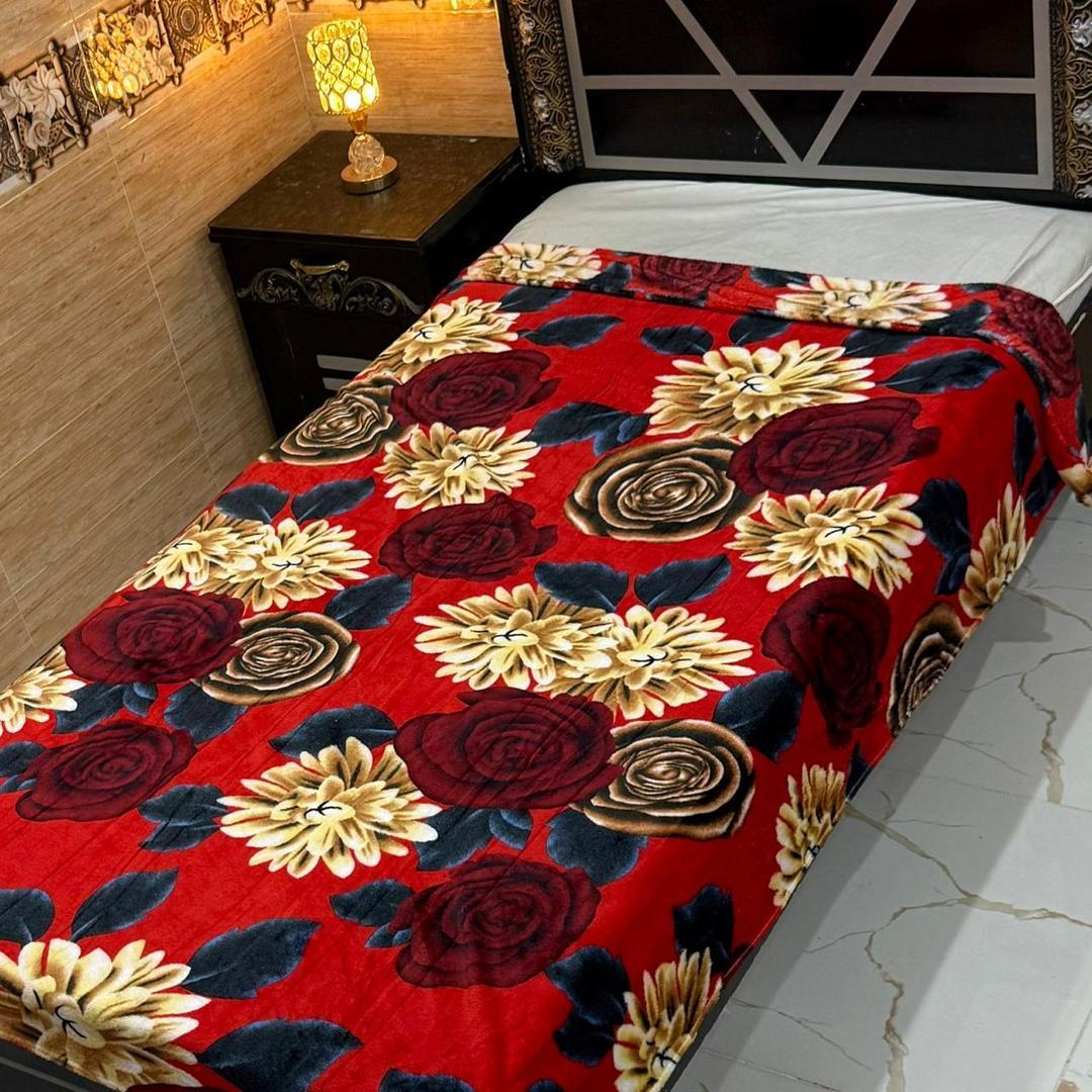 Fleece Printed Single Bed Blanket