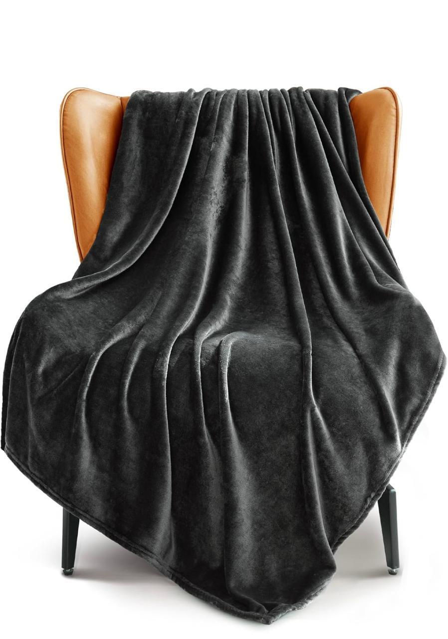 Fleece Plain Double Bed Blanket