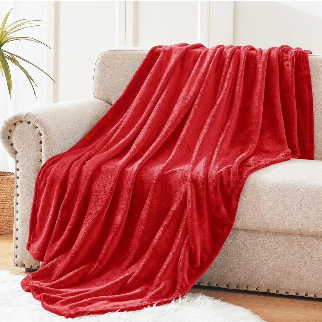 Fleece Plain Double Bed Blanket
