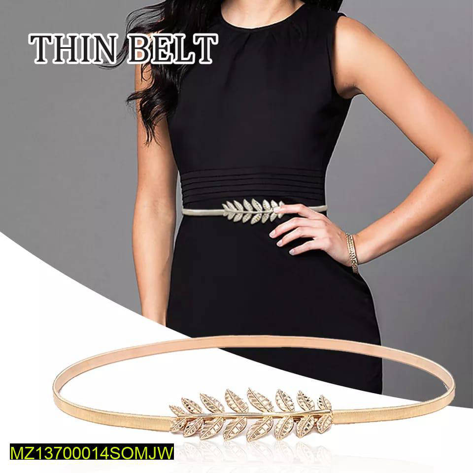Women's Alloy Metal Waist Belt