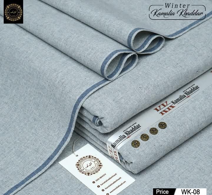 Men’s Unstitched Khaddar Plain Suit