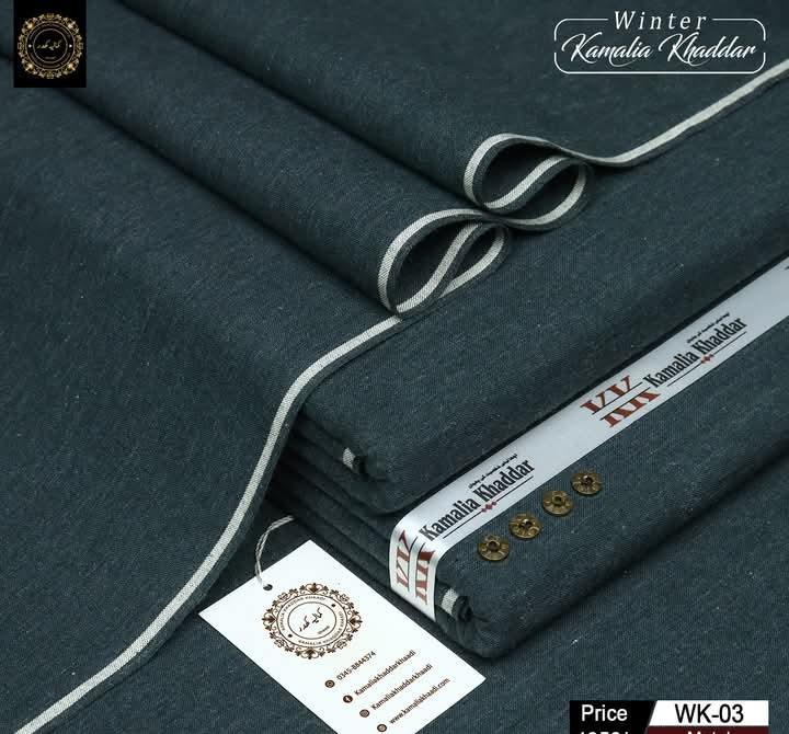 Men’s Unstitched Khaddar Plain Suit