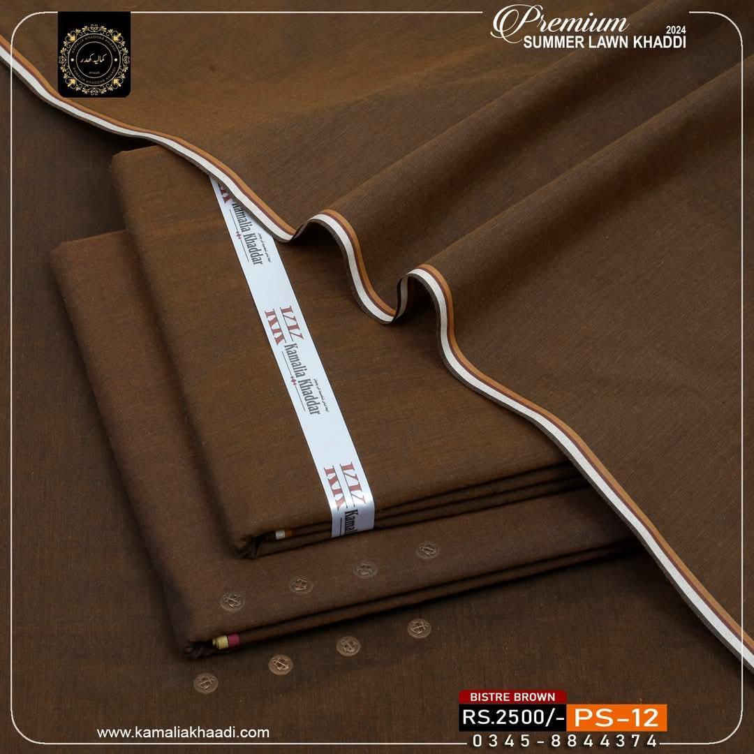 Men’s Unstitched Khaddar Plain Suit