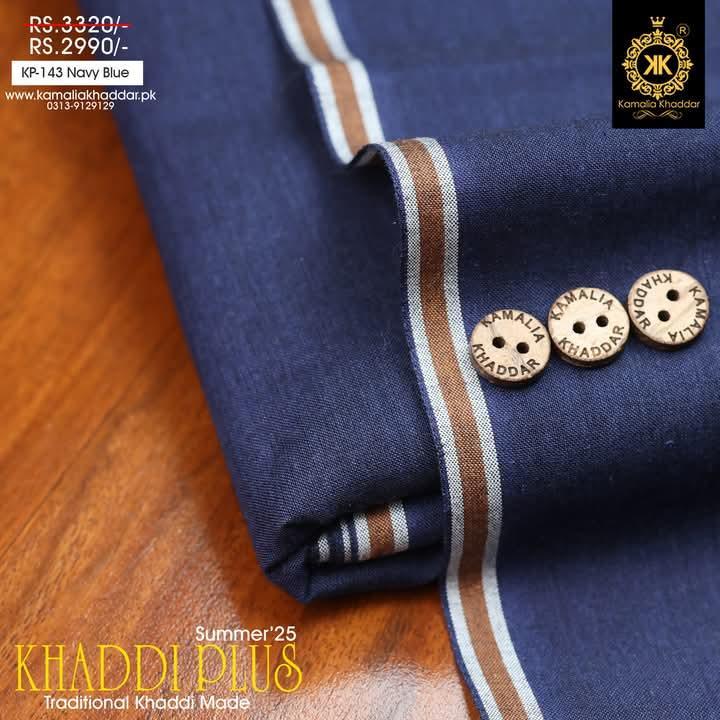 Men’s Unstitched Khaddar Plain Suit