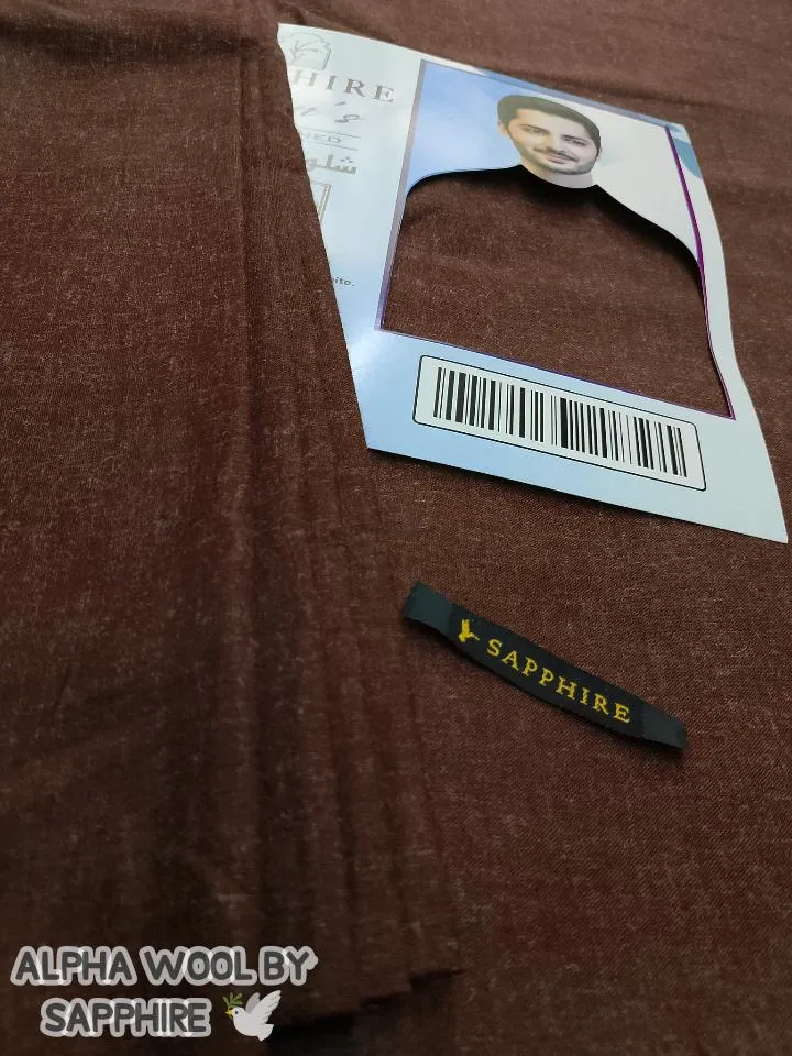 Men’s Unstitched Wool Plain Suit