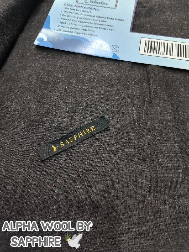 Men’s Unstitched Wool Plain Suit