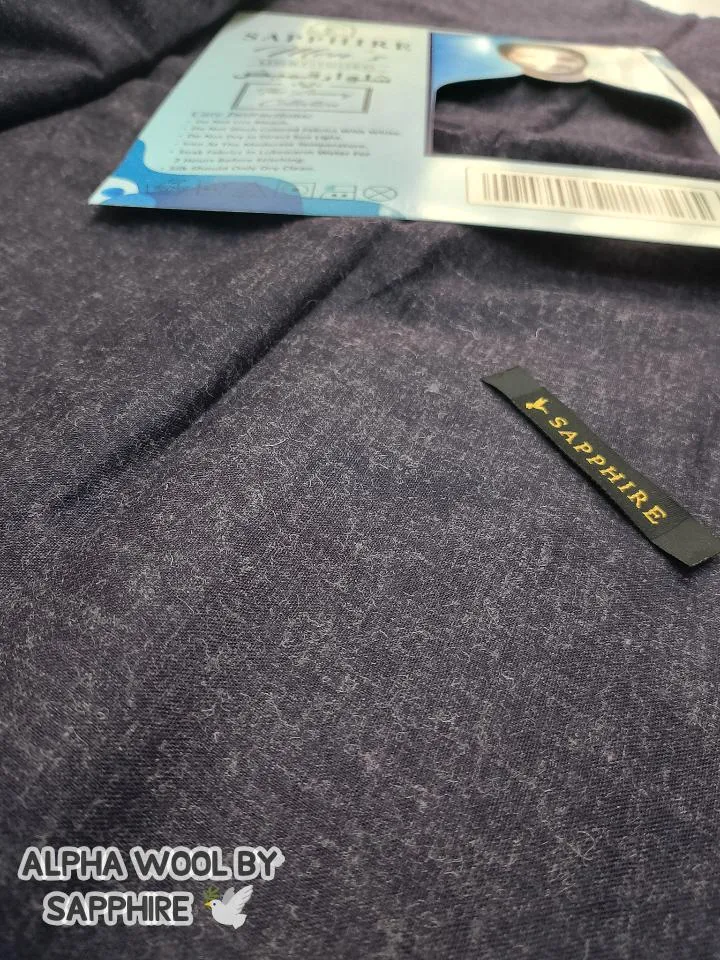 Men’s Unstitched Wool Plain Suit