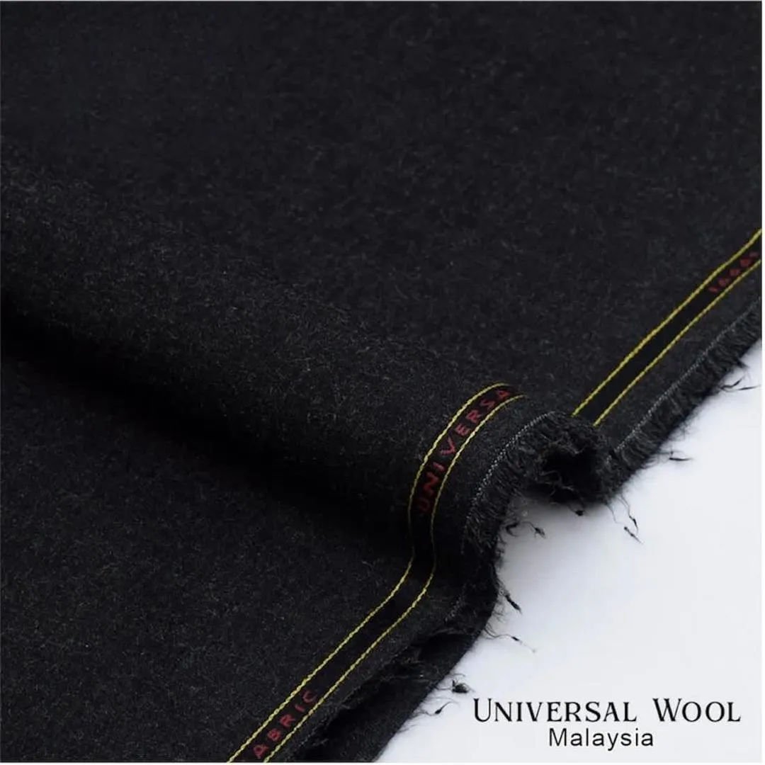 Men’s Unstitched Wool Plain Suit