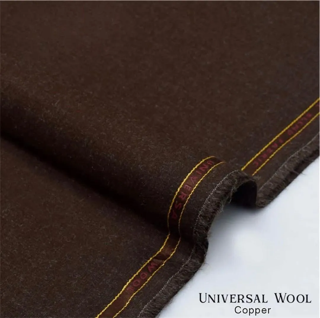 Men’s Unstitched Wool Plain Suit