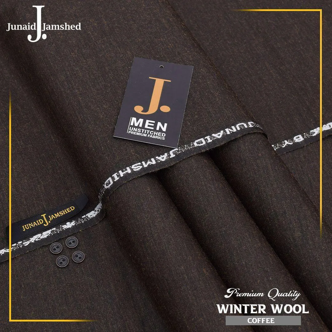 Men’s Unstitched Wool Plain Suit