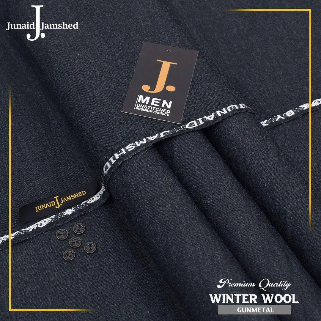 Men’s Unstitched Wool Plain Suit