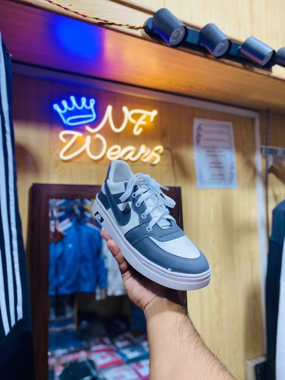 Men's Patent Leather Fancy Sneakers