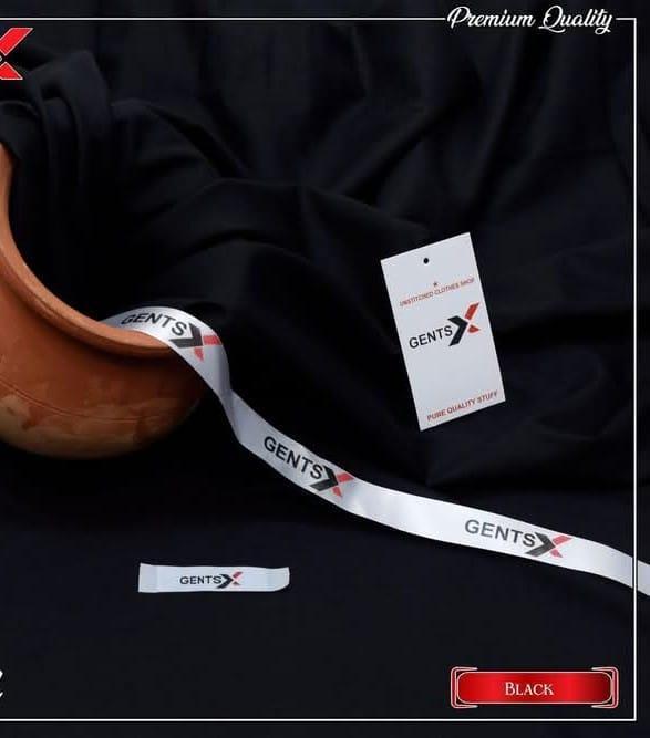 Men’s Unstitched Wash And Wear Plain Suit - 4 Pcs Set