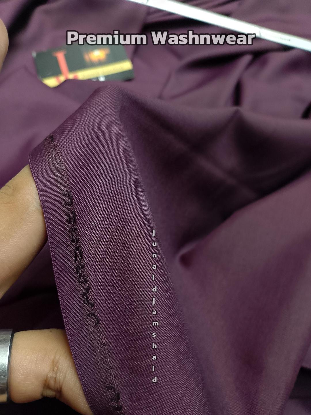 Men’s Unstitched Wash And Wear Plain Suit