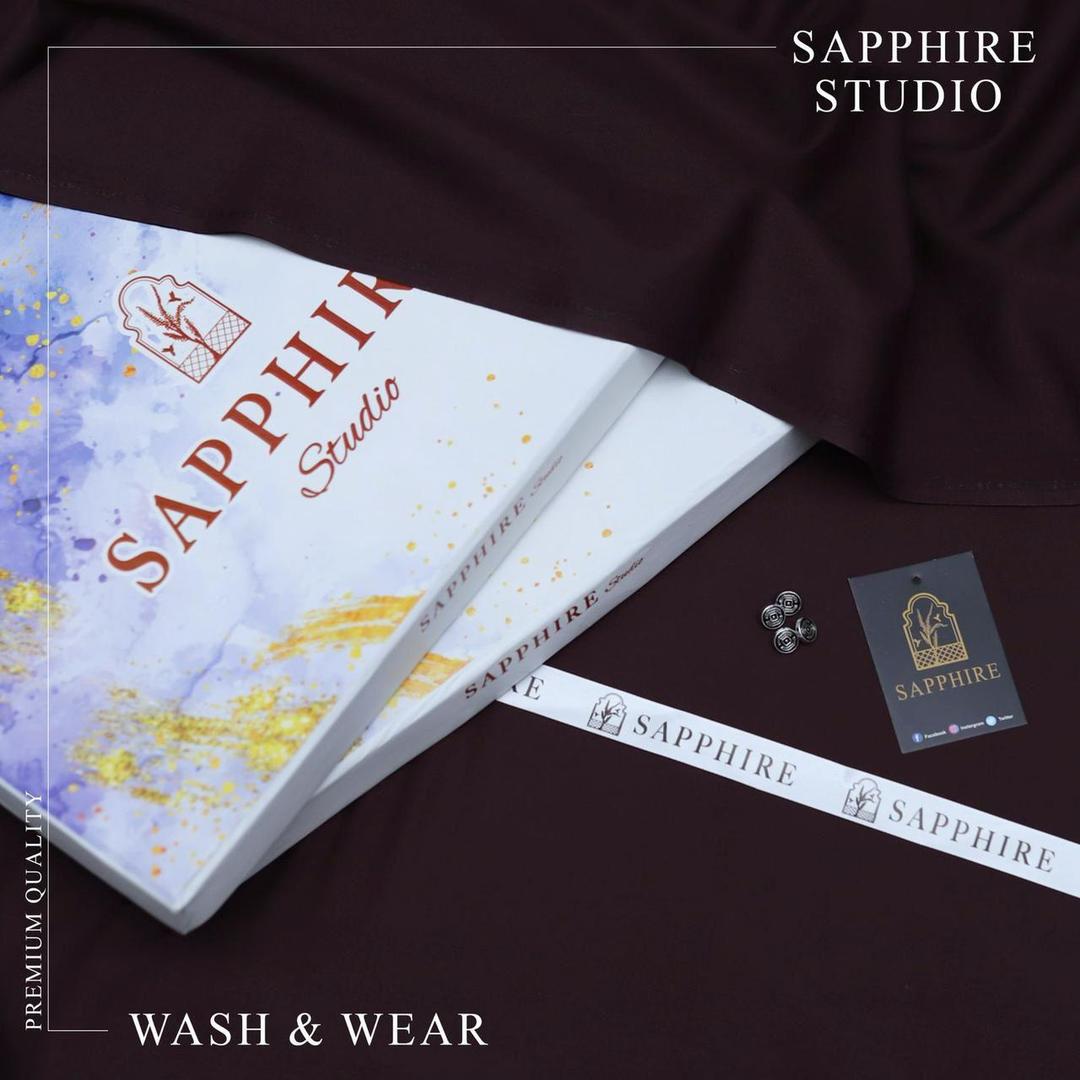 Men’s Unstitched Wash And Wear Plain Suit