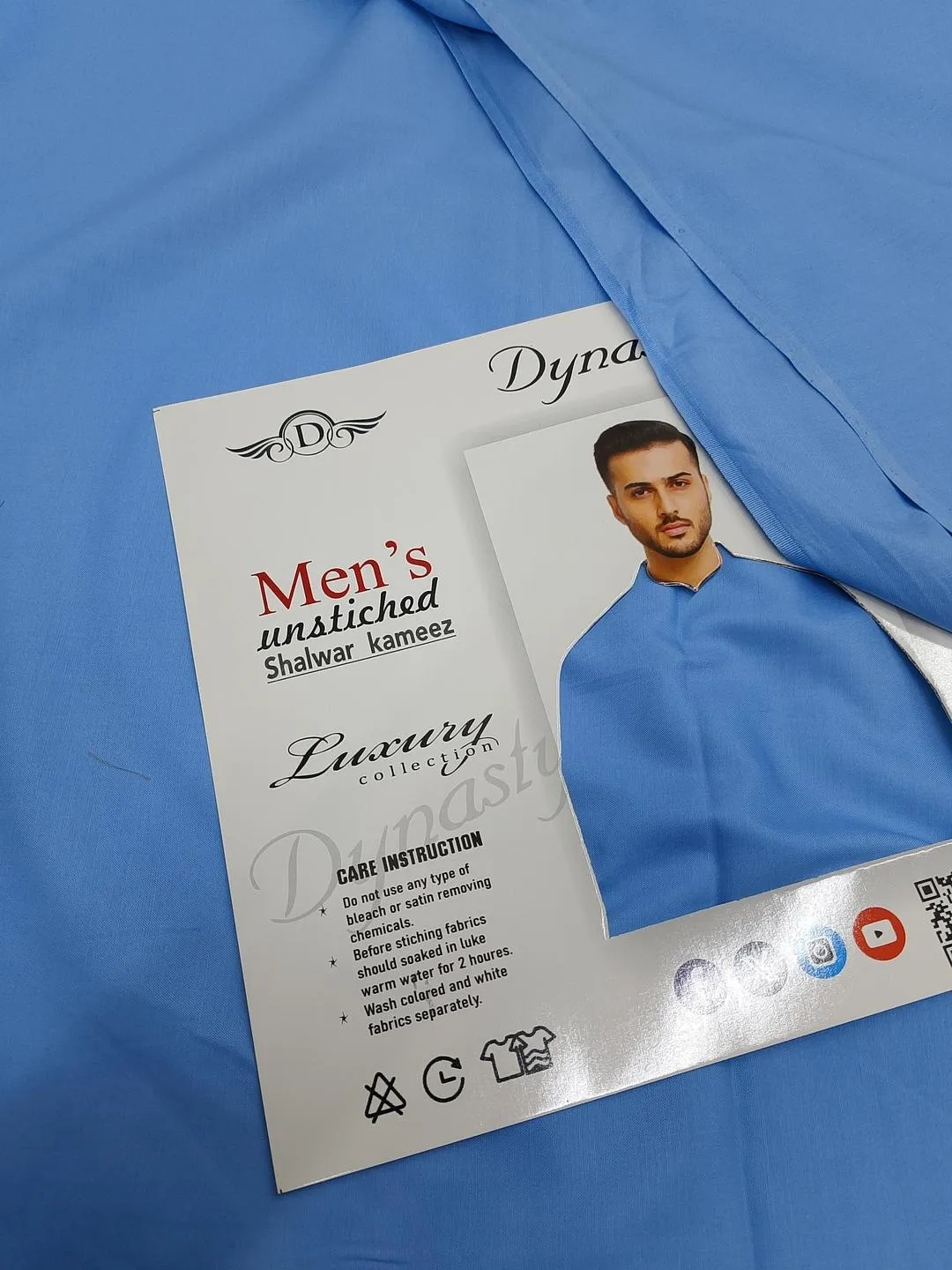 Men’s Unstitched Wash And Wear Plain Suit