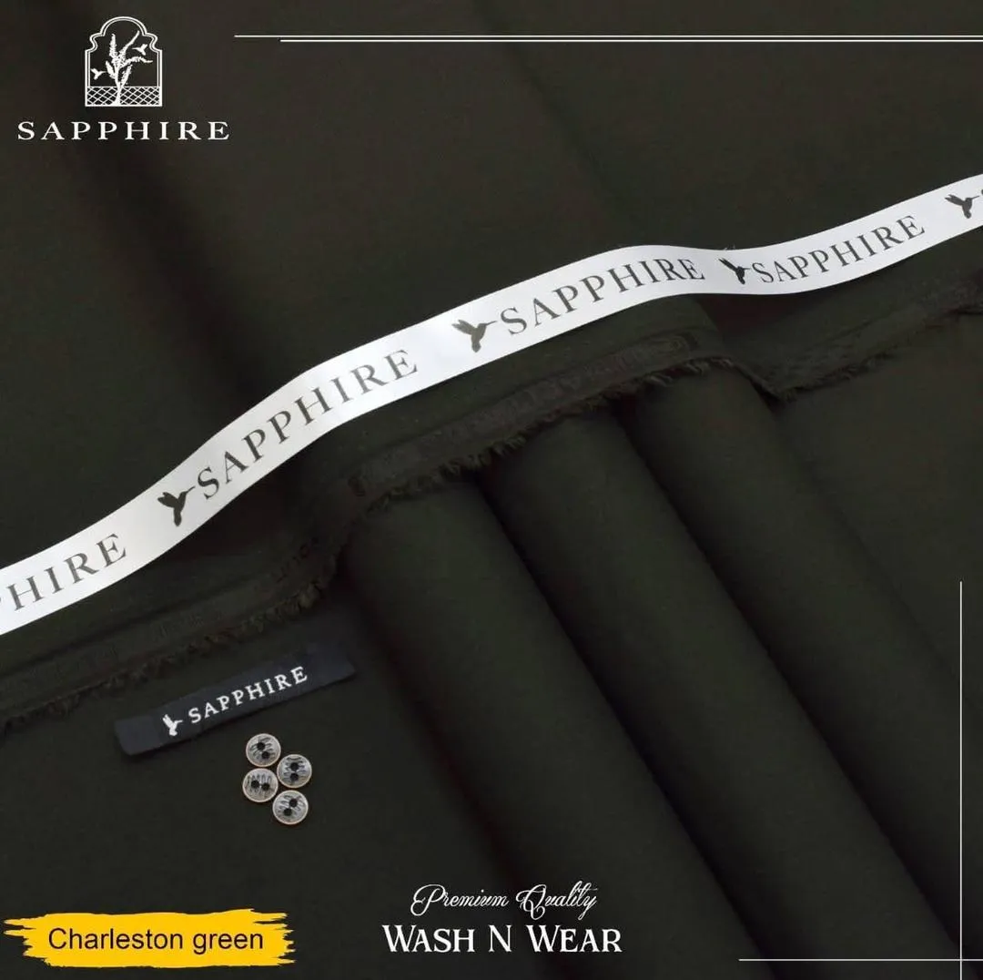 Men’s Unstitched Wash And Wear Plain Suit