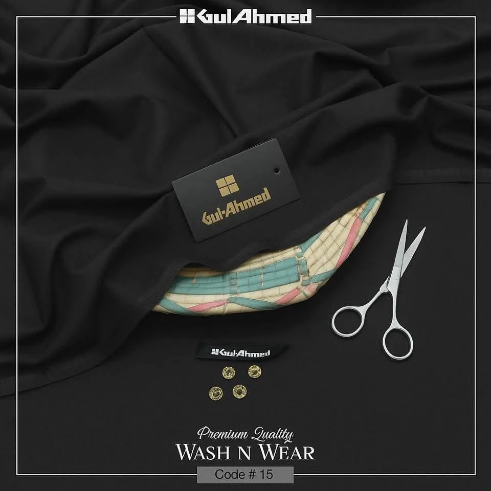 Men’s Unstitched Wash And Wear Plain Suit