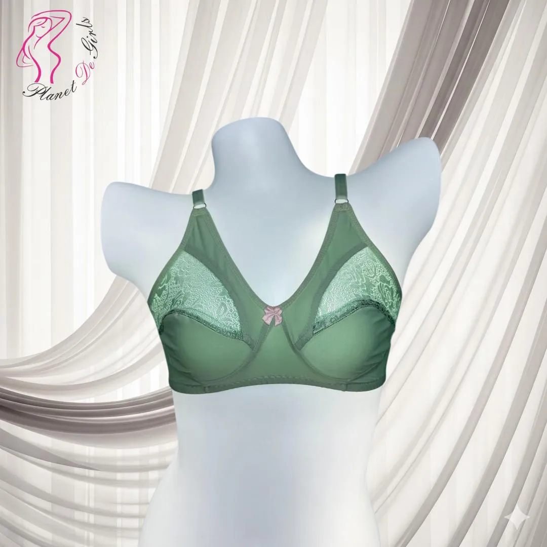 Jersey Plain Comfortable And Breathable Non-Padded Bra
