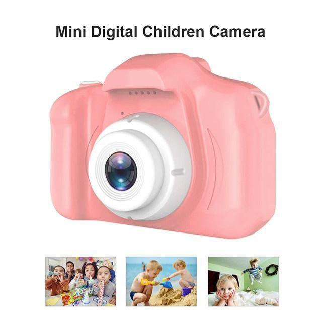 Mini Vintage Digital Camera For Kids - 1 Pc Multicolor Plastic Toy