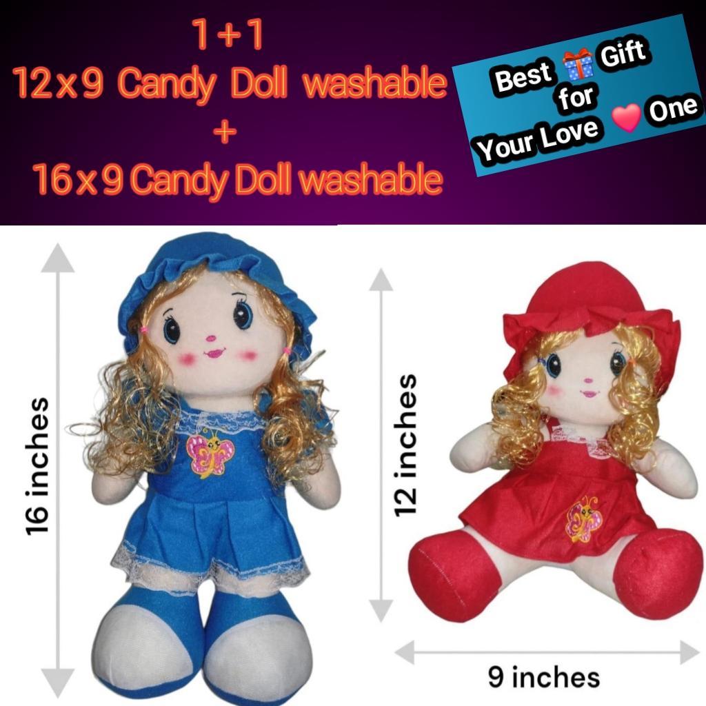 Adorable Plush Stuff Toy Set - 2 Pcs Multicolor