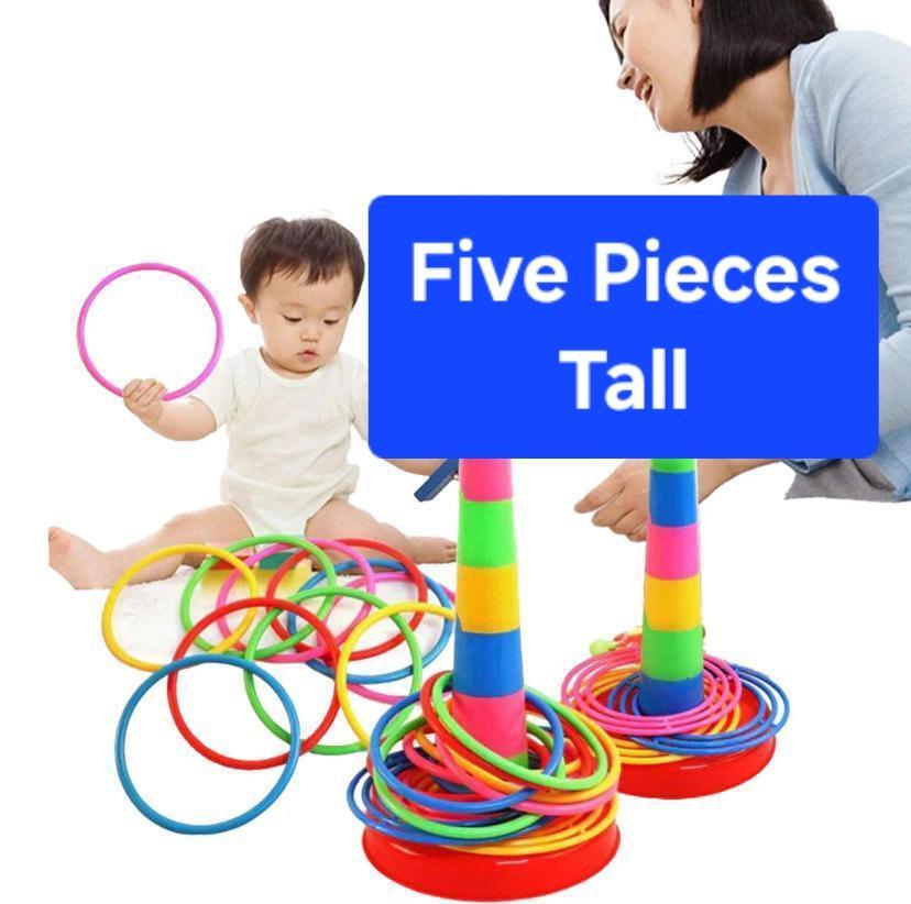 Plastic Rings Stacking Tower Toy