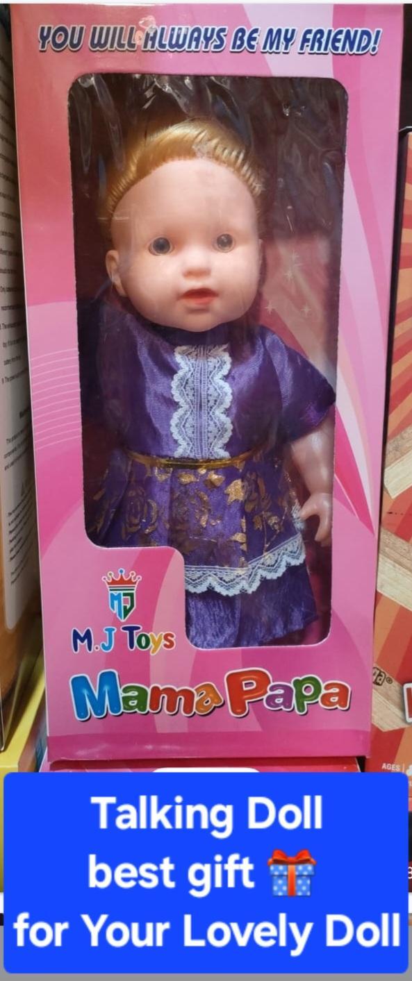 Colorful Plastic Doll - 1 Pc for Creative Play