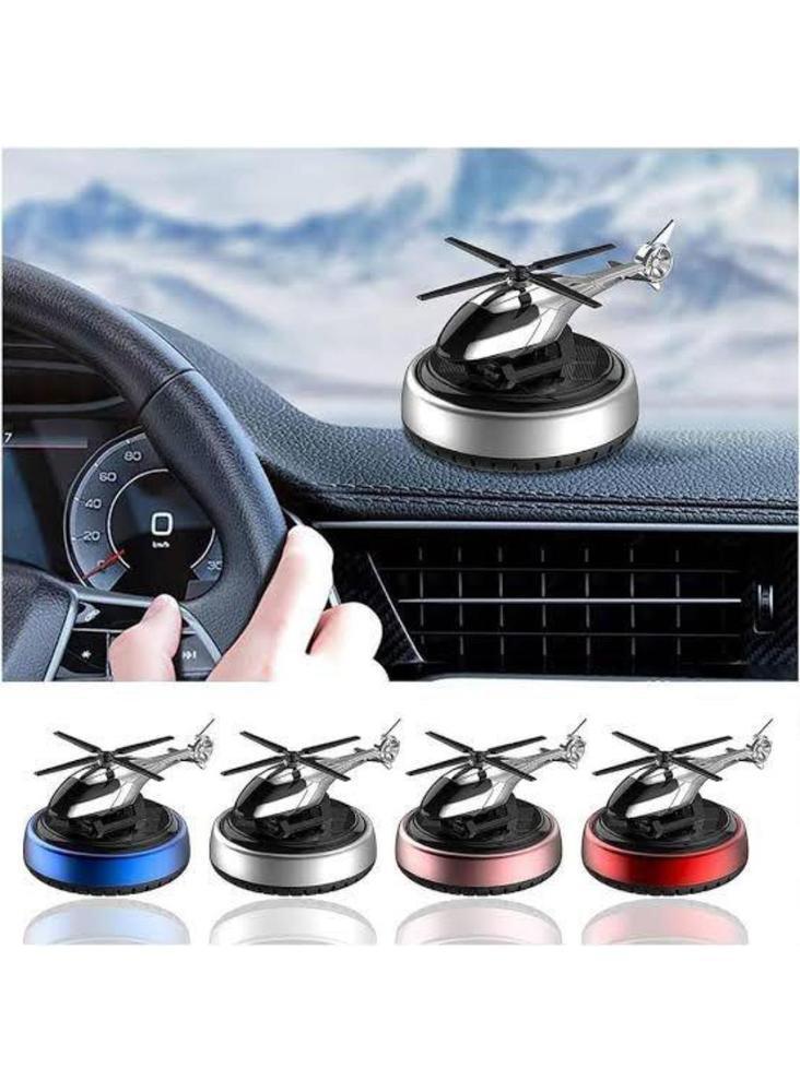 Portable Car Aroma Diffuser with Refill Perfume Bottle - 1 Pc Solar Powered Aroma Therapy Device