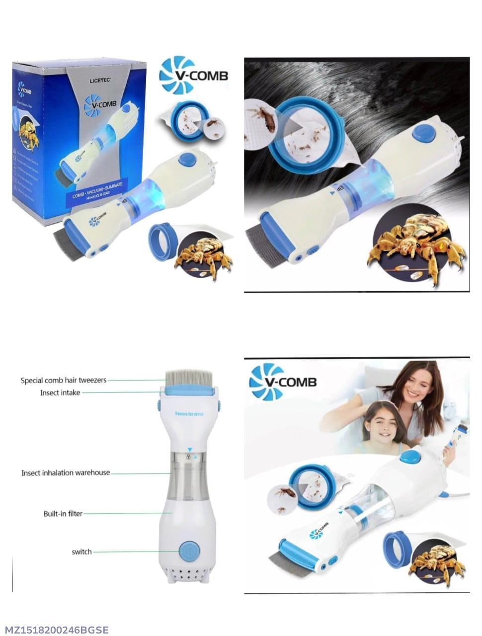 Electric Lice Comb for Kids Safe Anti-Lice Hair Grooming