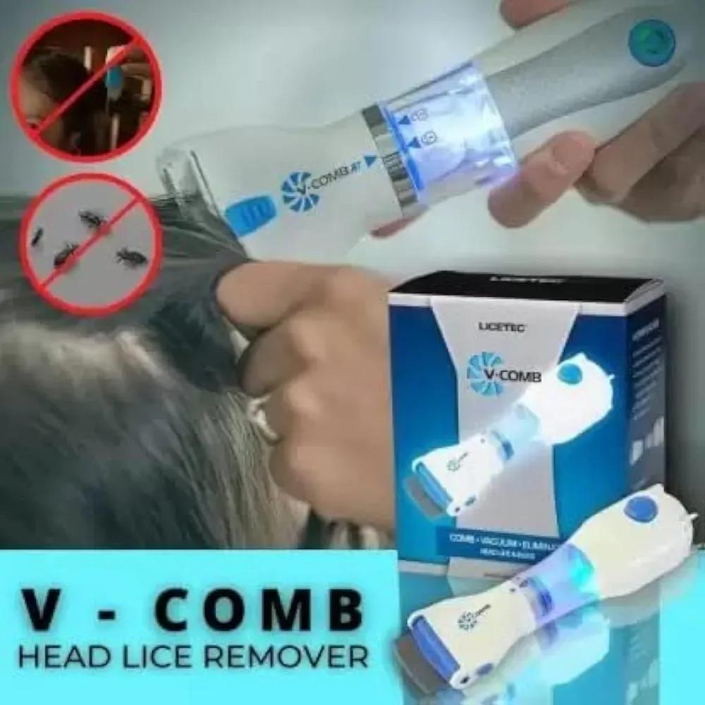 Electric Lice Comb for Kids Safe Anti-Lice Hair Grooming