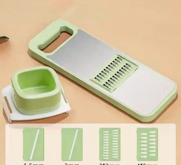 Compact Vegetable Cutter - 1 Pc Multipurpose Kitchen Tool for Easy Food Prep