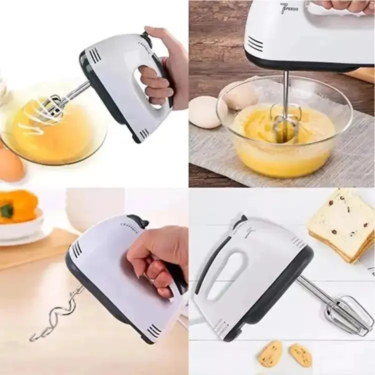 3 Pcs Egg Beater - Durable ABS Plastic Kitchen Essential for Effortless Mixing
