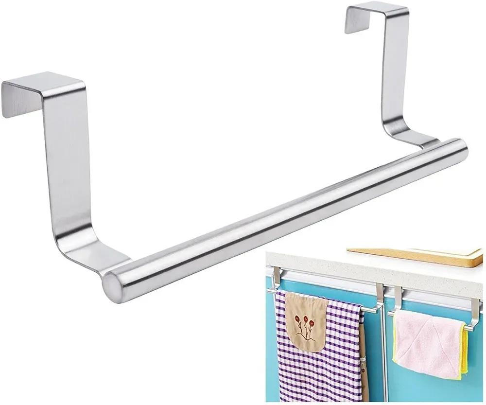 Compact Silver Hanger - 1 Pc Durable Galvanized Steel for Easy Organization
