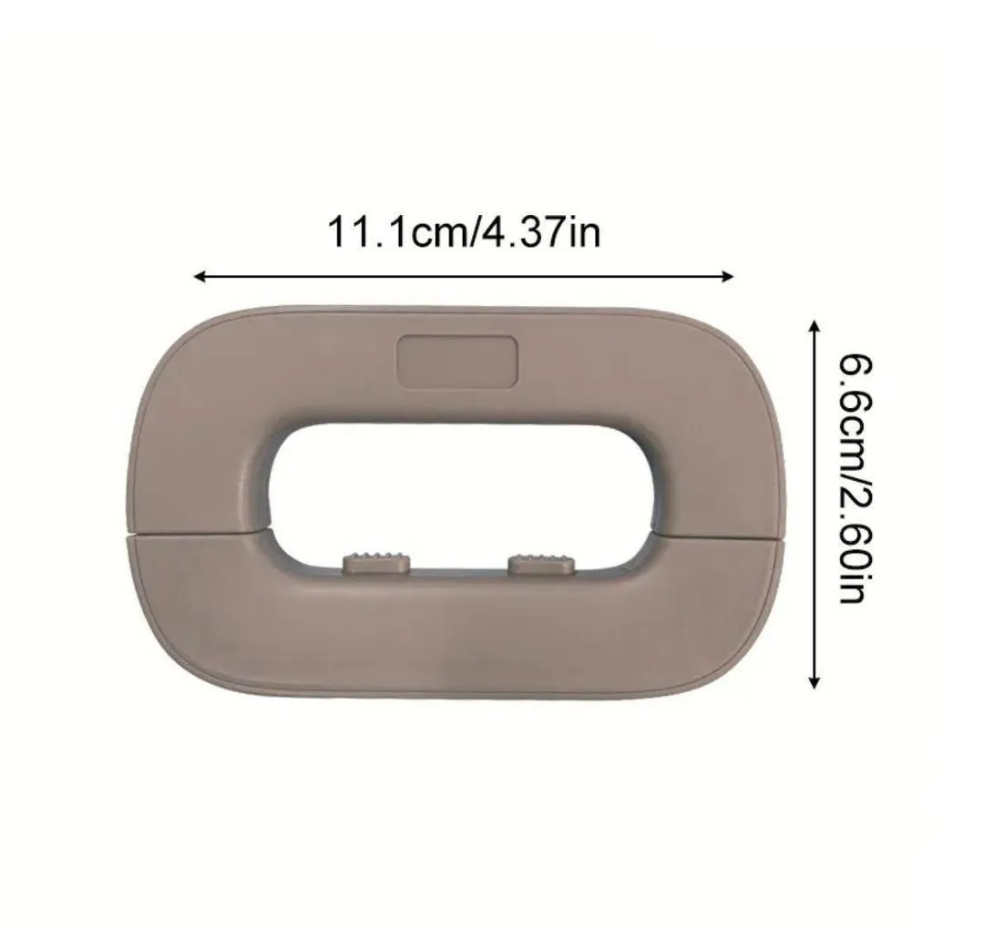 Stylish Drawer Lock White ABS Plastic No Tools