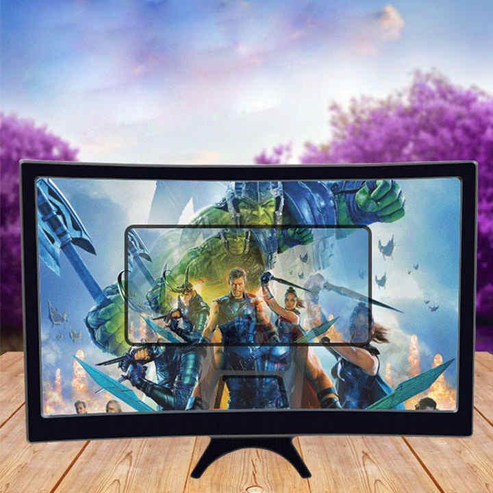 Video Amplifying Screen - Black & Red, 12 Inches for Ultimate Viewing Experience