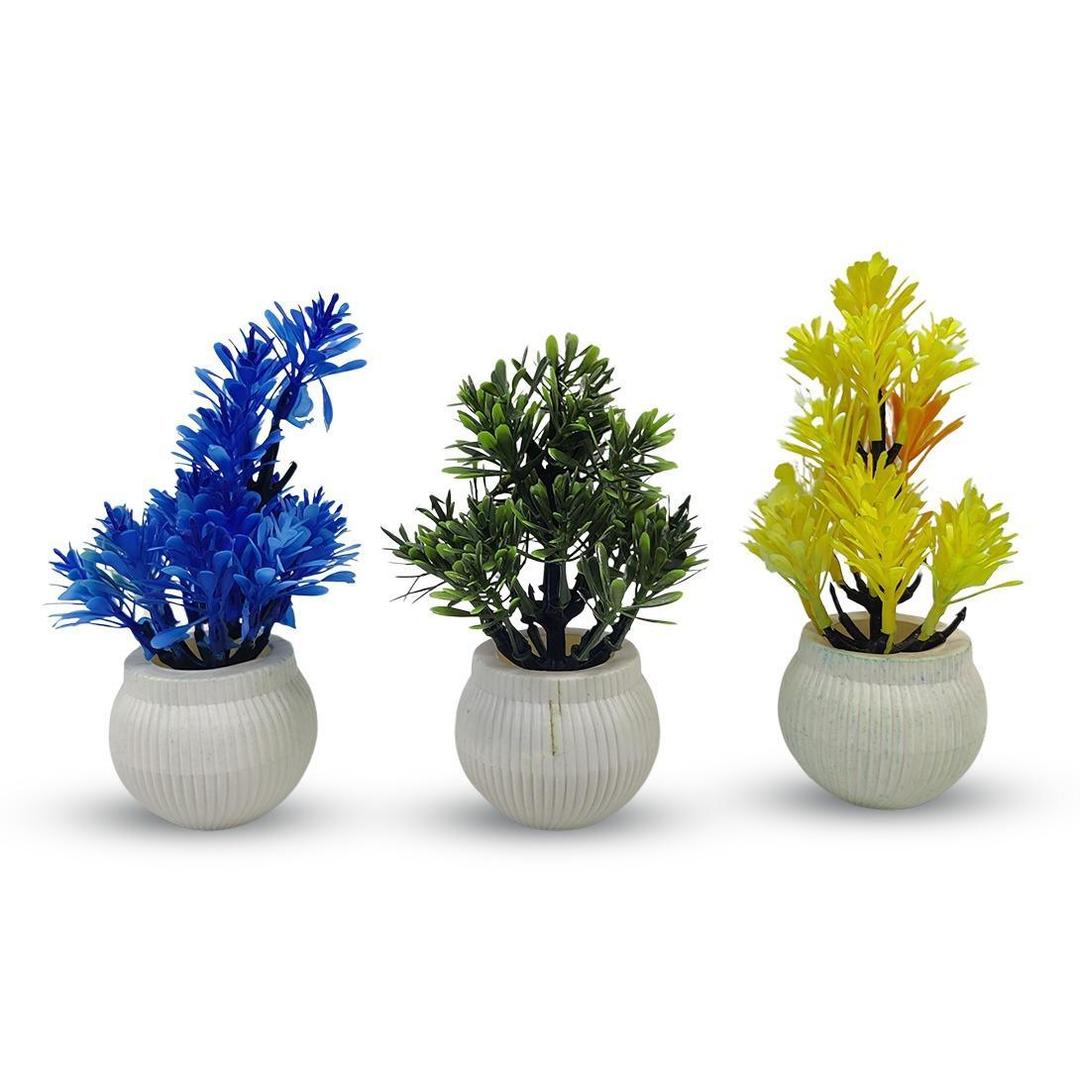 Mini Planter - 3 Pcs Colorful Indoor Decor