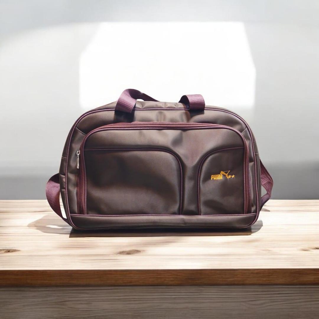 Travelling Hand Carry Duffle Bag - 1 Pc, Multipurpose & Foldable in Brown