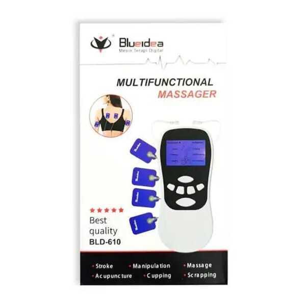 Mini Body Massager - 1 Pc Portable ABS Plastic Massager with 4 Watts Power