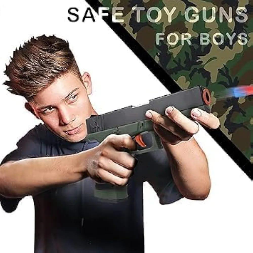 Multicolor Plastic Toy Gun for Boys - 1 Pc
