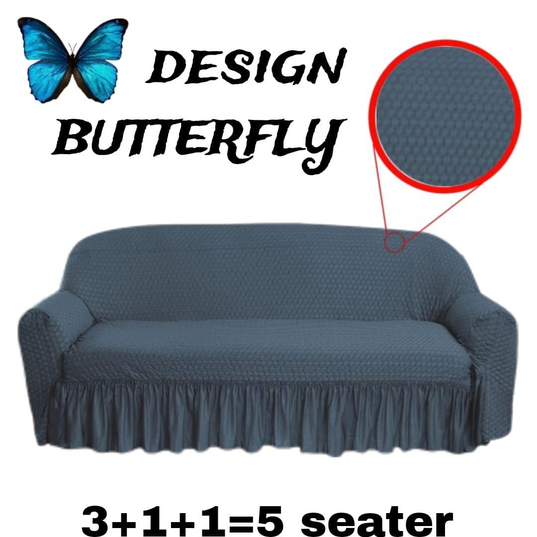 5 Seater Jersey Textured Sofa Covers