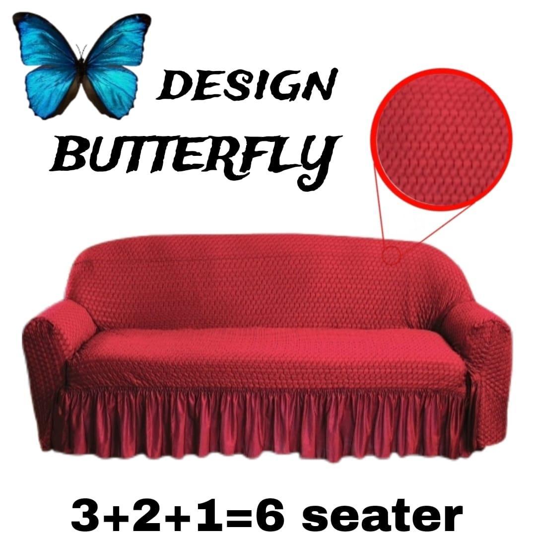 6 Seater Jersey Textured Sofa Covers