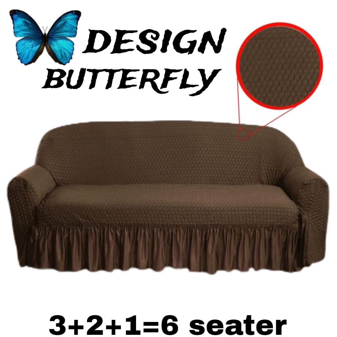 6 Seater Jersey Textured Sofa Covers