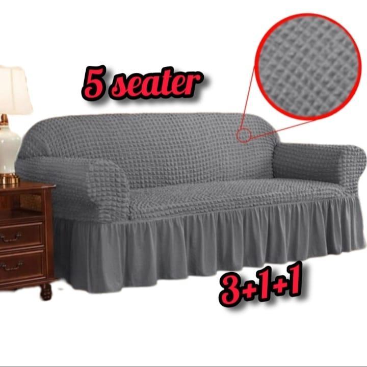 5 Seater Jersey Textured Sofa Covers