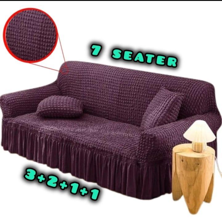 7 Seater Jersey Textured Sofa Covers