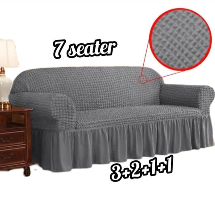 7 Seater Jersey Textured Sofa Covers